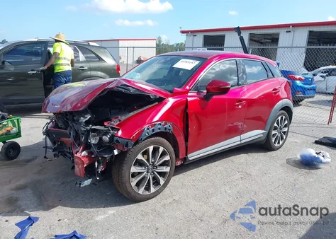 2019 Mazda Cx-3 Grand Touring из США, поврежденный, VIN JM1DKFD70K0431771
